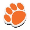 Ashley Productions® Magnetic Whiteboard Eraser, Orange Paw, Pack of 6 - 2 of 3