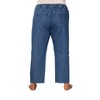 Women's Plus Size Premium Wide Leg Five Pocket Denim Jeans - On The Plus Side - 2 of 3
