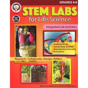 Mark Twain Media STEM Labs for Life Science Resource Book, Grade 6-8, Paperback - 1 of 2