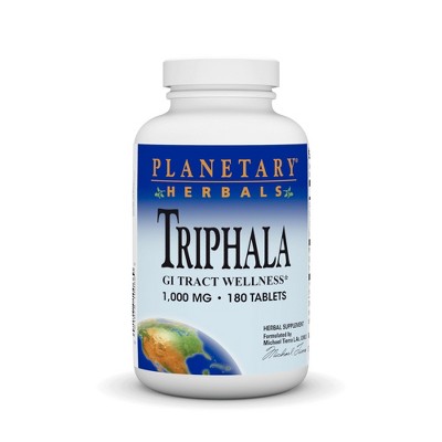 Triphala Internal Cleanser 1000mg by Planetary Herbals  -  180 Tablet