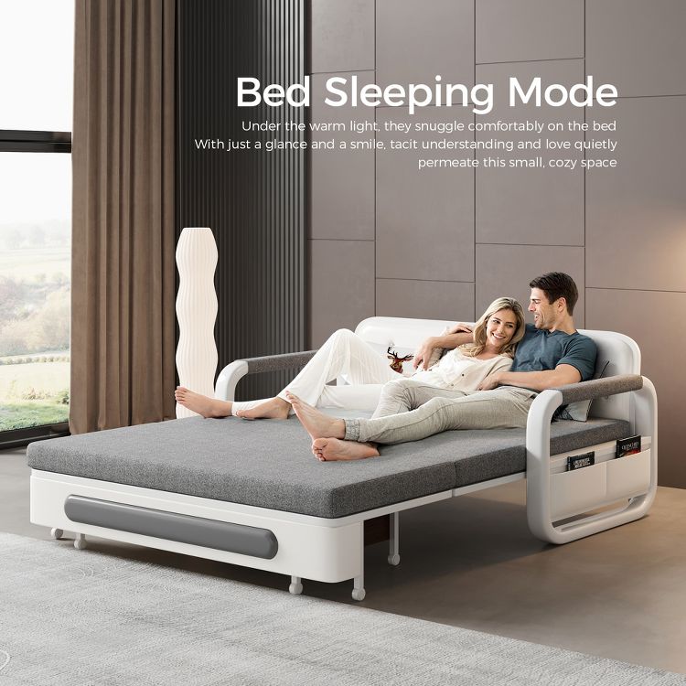 Luck Live sofa bed 62.12"  Sleeper Sofa, Folding Mattress Couch, 6 of 15