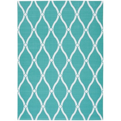 Nourison Home & Garden Green Indoor/Outdoor Area Rug RS089