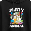 Women's - Garfield - Party Animal Cropped Graphic Hoodie - 2 of 3