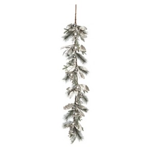 Transpac Artificial 60 in. Silver Christmas Artificial Garland - 1 of 2