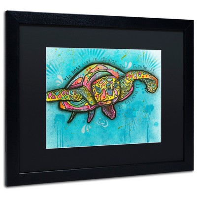 Trademark Fine Art -Dean Russo 'Turtle' Matted Framed Art