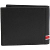 Jack Abrahams - Jack Abrahams Goat Nappa Leather Bi-Fold Minimalist Wallet Black - image 3 of 4