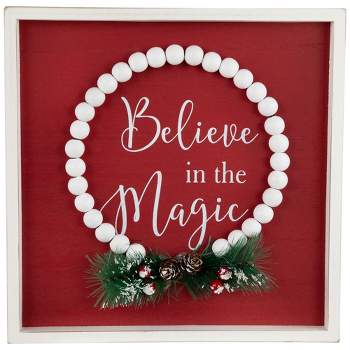 Northlight "Believe in the Magic" Framed Christmas Wall Sign - 9.75"