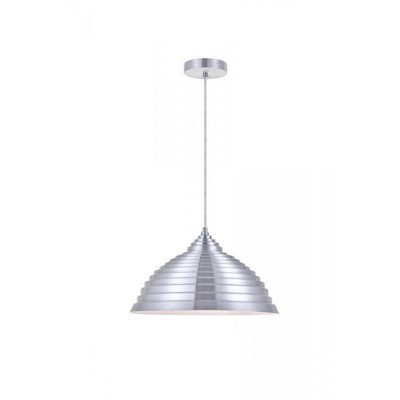 Elegant Lighting Circa 1 Light Burnished Nickel Pendant
