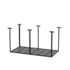 Karl Home 48 in. D x 48 in. W Black in Adjustable Height Overhead Ceiling Mount Garage Storage Rack with Free Hooks - 3 of 4