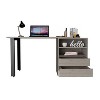 NicBex Multi-Storage Writing Desk Collection 2/3 Drawers, Shelves & Wall Cabinet Options for Home Office & Study Workstation - 2 of 4