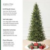 Alpine Pine 6.5ft Christmas Tree Pre-Lit Artificial with 1,489 Branch Tips & 382 Low-Voltage Warm LED Lights, Foldable Stand - 2 of 4