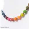 John Bead 90pcs Czech Glass 6mm White Alabaster Velvet Fuchsia Color Round Bead Strands - 4 of 4