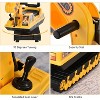 Hachikiko 2-in-1 Ride On Excavator Toy for 3Y+ ,Yellow Black Kids Walker Digger with Movable Scooter, Storage Basket & Pretend Construction Play Truck - 3 of 4