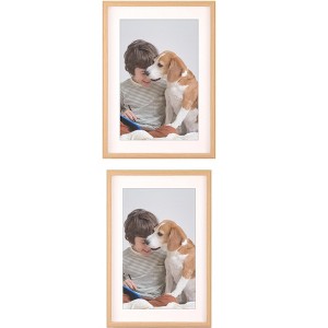 REGALWOVEN Wedding Home Decor Art Modern Picture Frames for Wall Hanging or Tabletop Display 2 Pcs - 1 of 4