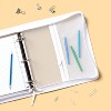 2" Fashion Zip Binder Clear - up&up™ - 2 of 3