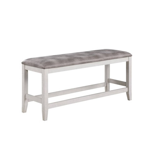 Benzara counter height dining deals corner bench