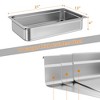 COZONY 6-Pack Stainless Steel Hotel Pans, Commercial Grade Food Storage Containers with Lids for Catering Events and Buffet Service - 2 of 4