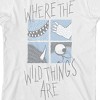 Where The Wild Things Are Monster Parts Grid Boy's White Crew Neck Short Sleeve T-shirt - 2 of 3