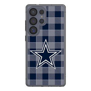NFL NFC Teams Plaid Clear Cell Phone Case for Samsung Galaxy - 1 of 4