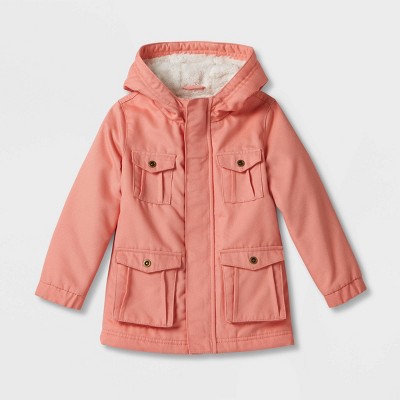 Image of Baby Long Sleeve Jacket - Cat & Jack™ Light Pink 18M