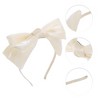 Unique Bargains Exquisite Gauze Shiny Silk Bow Headband 1 Pc - 3 of 4