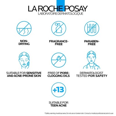 La Roche Posay Effaclar BPO Acne Treatment - Travel Size - 1.35 fl oz