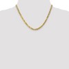 Black Bow Jewelry 4.75mm 10k Yellow Gold Flat Beveled Curb Chain Necklace - 2 of 4