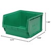 Quantum Storage Systems Magnum Bin, 19-3/4"L X 18-3/8"W X 11-7/8"H, 150 Lbs. Stack Capacity - 2 of 2