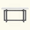 KIGFTSOD Contemporary Console Table with Wood Top, Extra Long Entryway Table for Entryway, Hallway, Living Room, Foyer, Corridor - 3 of 4