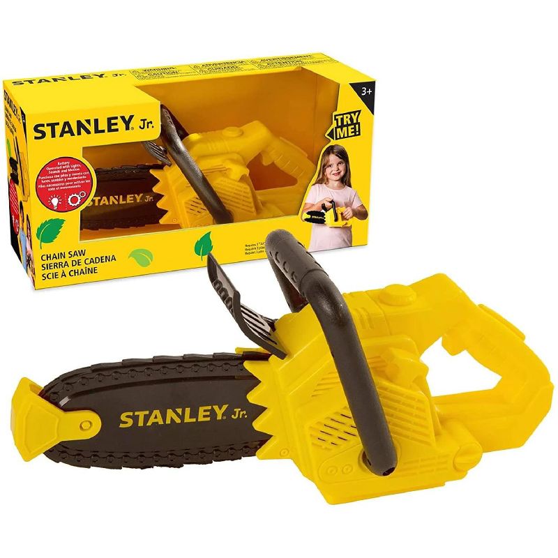 Red Tool Box Stanley Jr. Battery Operated Toy Small Blade Chainsaw, 2 of 4