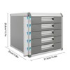 YIYIBYUS Desktop 5 Drawer Organizer, Aluminum Alloy File Organizer - 4 of 4