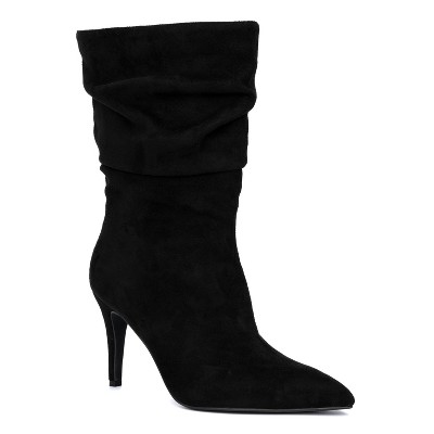 Fashion To Figure Women's Fiona Heeled Boot - Wide Width