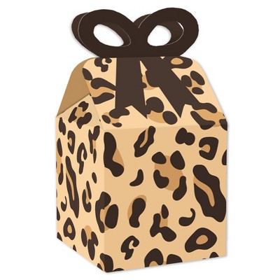 White animal print large gift box – Newbie