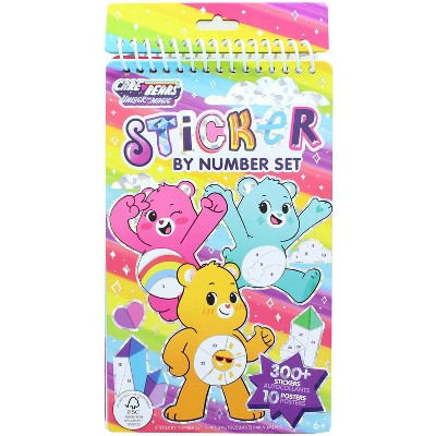 Fashion Angels Care Bears 300+ Sticker By Number Activity Set