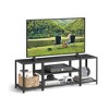 VASAGLE TV Stand Industrial Entertainment Center, Modern TV Console with Open Storage Shelves - 2 of 4