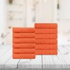 Premium Cotton Herringbone Medium Weight Bathroom Towel Set by Blue Nile Mills - 2 of 4