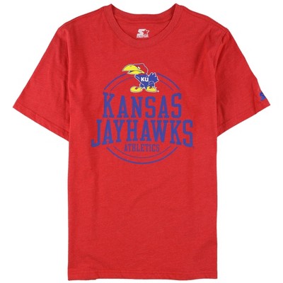 STARTER Mens University Of Kansas Graphic T-Shirt