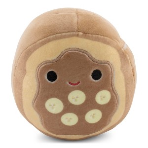 Squishmallows Breakfast Squad 5 Inch Plush | Danilo The Chocolate Banana Toast - 1 of 4