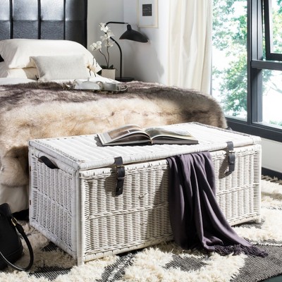 happimess Caden 46" Wicker Storage Trunk