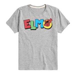 Boys' - Sesame Street - Elmo Short Sleeve Graphic T-Shirt - 1 of 4