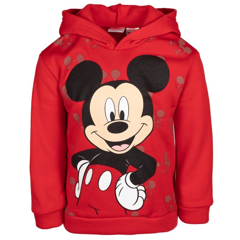 Disney Mickey Mouse Goofy Donald Duck Fleece Pullover Hoodie Infant to Big Kid, 2 of 8