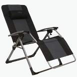 Kamp-Rite Outdoor Folding Reclining Zero Gravity Chair w/Headrest Pillow for Backyard, Camping, Tailgating, and Sports, 300 LB Capacity