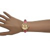 OLIVIA PRATT RHINESTONE SKINNY LEATHER STRAP WATCH - 2 of 4