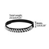 Allegra K Women's Detachable Elastic Rhinestones Heels Shoe Strap Band - 3 of 4