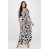 WEST K Women's Grace Faux-Wrap Maxi Dress with Tie Waist - 3 of 4