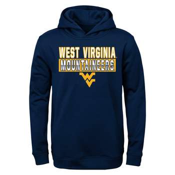 NCAA West Virginia Mountaineers Toddler Boys' Poly Hooded Sweatshirt