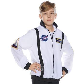 Underwraps Costumes White Astronaut Jacket Child Costume