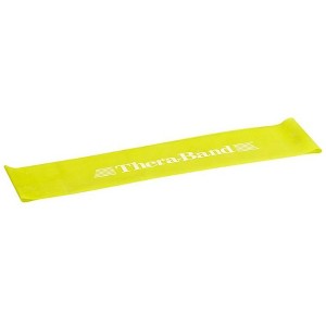 THERABAND Resistance Band Loop, 18 IN, Yellow, Thin Thickness, 3 LBS Resistance, Beginner, Physical Therapy - 1 of 4