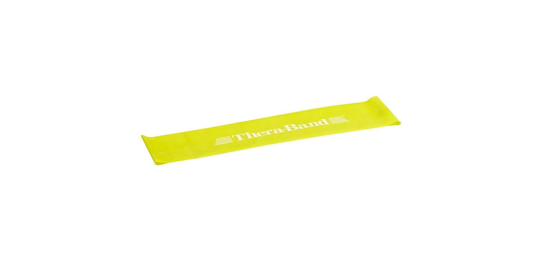 THERABAND Resistance Band Loop, 18 IN, Yellow, Thin Thickness, 3 LBS Resistance, Beginner, Physical Therapy