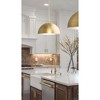 Urban Ambiance Luxury Mid-Century Modern Indoor Pendant,  8-5/8''H x 15-3/4"W x 15-3/4''D,  Brushed Gold Finish, UHP4792 - 2 of 4